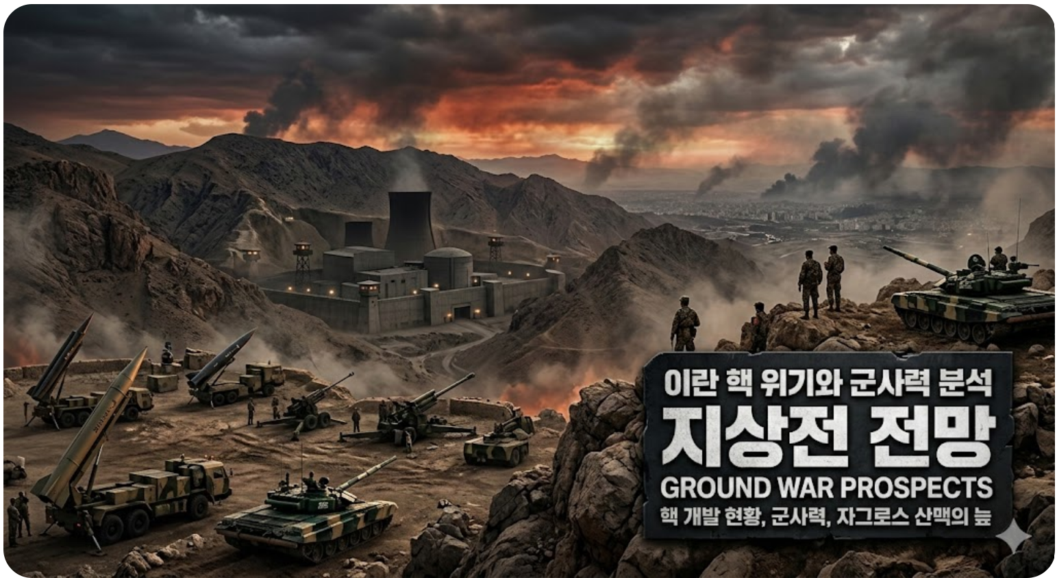 이란 핵무기 보유국 실체, 군사력, 지상전 전망