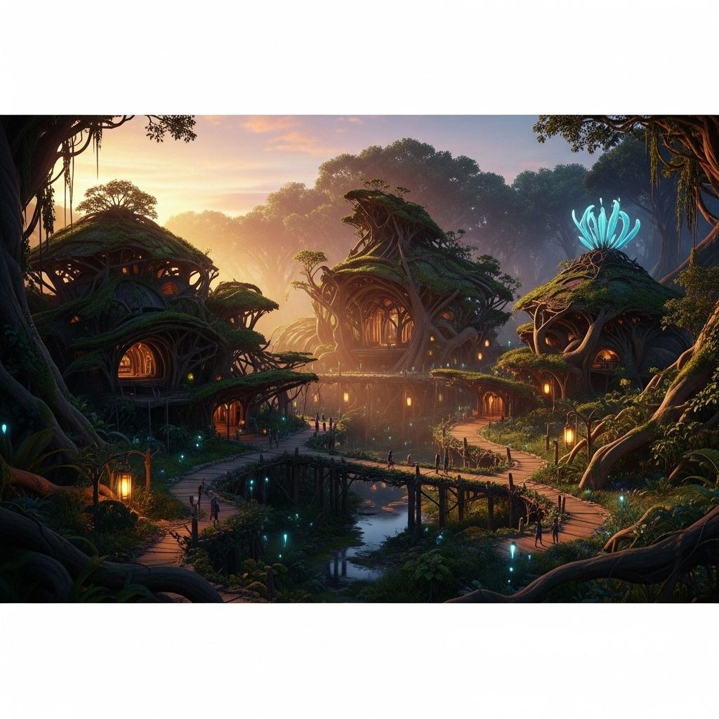 아바타3&amp;#44; 외계의 숲속 마을