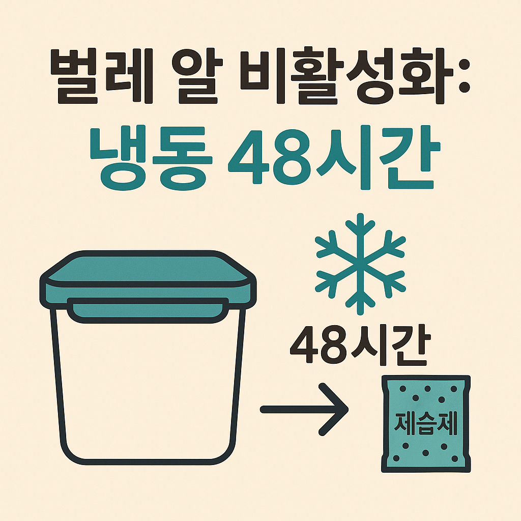 가장 위험한 것은 &lsquo;벌레 알&rsquo;이다