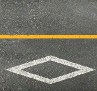 횡단보도 예고 표시