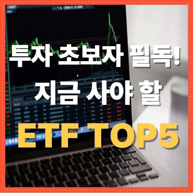 투자 초보자 필독! 지금 사야 할 ETF TOP5