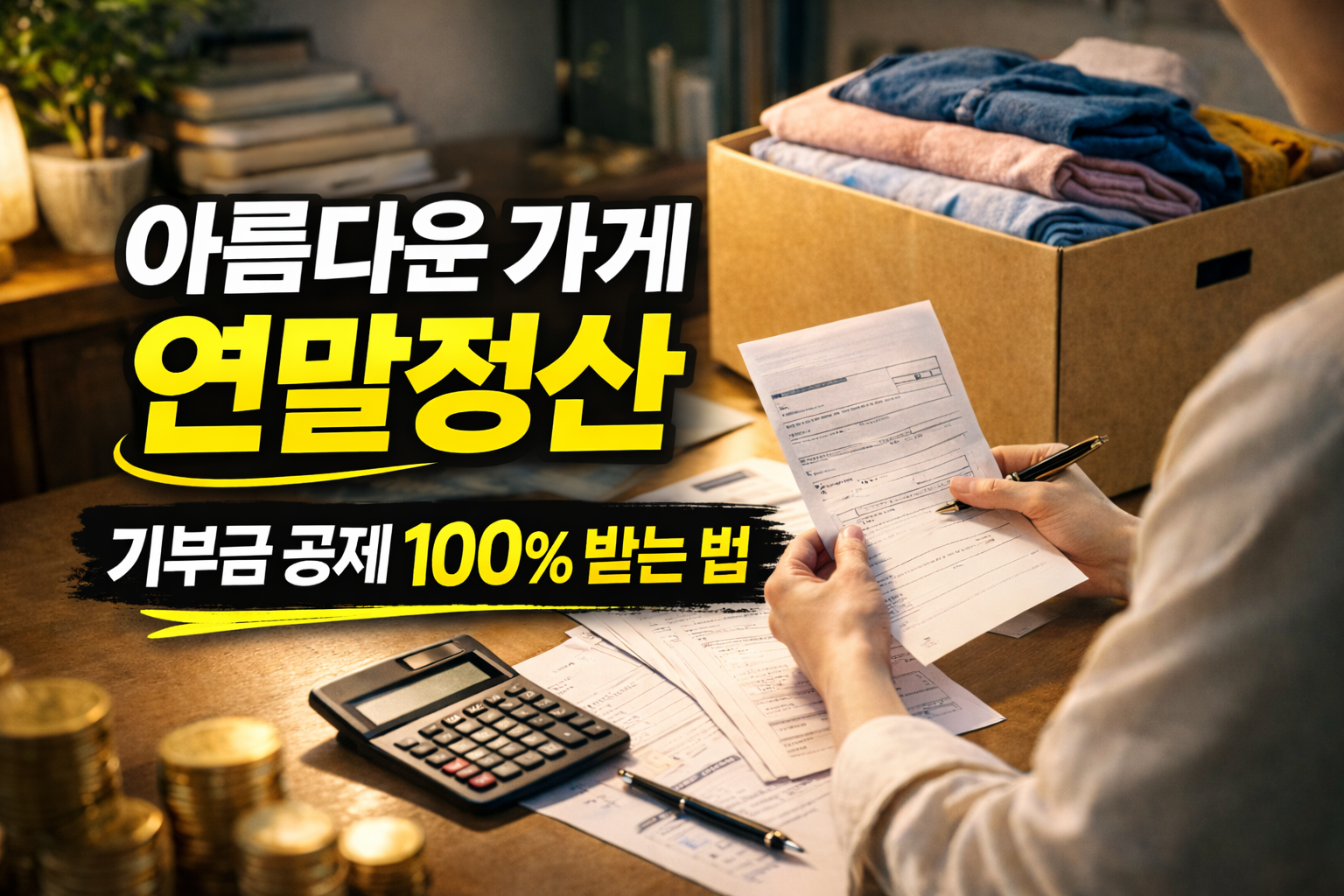 아름다운 가게 연말정산 기부금 공제 100% 받는 법