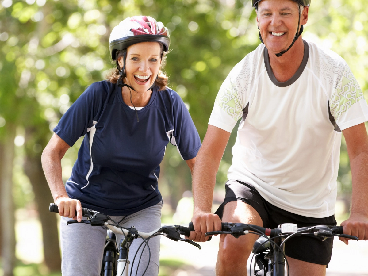 활력있는 중년 모습