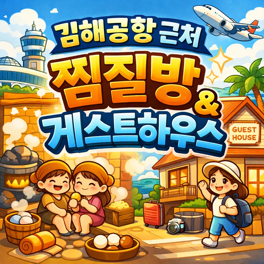 김해공항 근처 찜질방 & 게스트하우스 추천 BEST 3