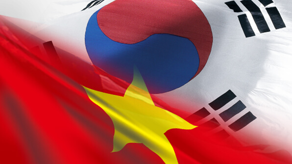 우리나라와 베트남 국기