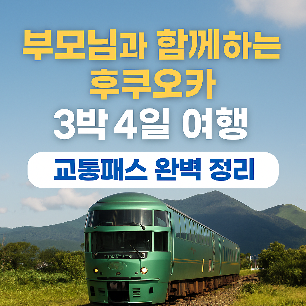 JR 북큐슈 패스(3일권) 구매하기