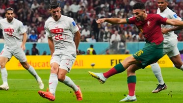 포르투갈 스위스 경기 장면