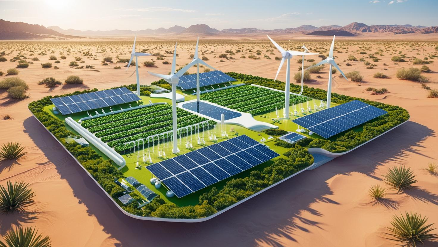 [아랍에미리트] 두바이의 사막 스마트 농업: 첨단 기술로 극복하는 농업 환경 문제