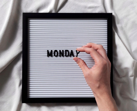 월요일의 표시
