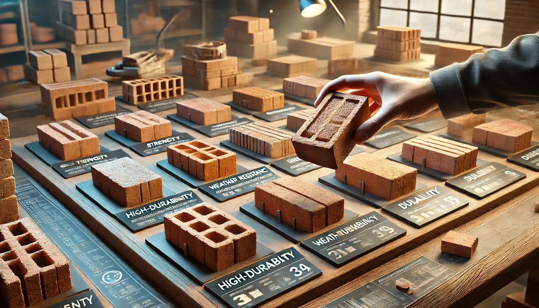 건축자재 추천 🏗️: 내구성 높은 벽돌 고르는 법 시각적 이미지