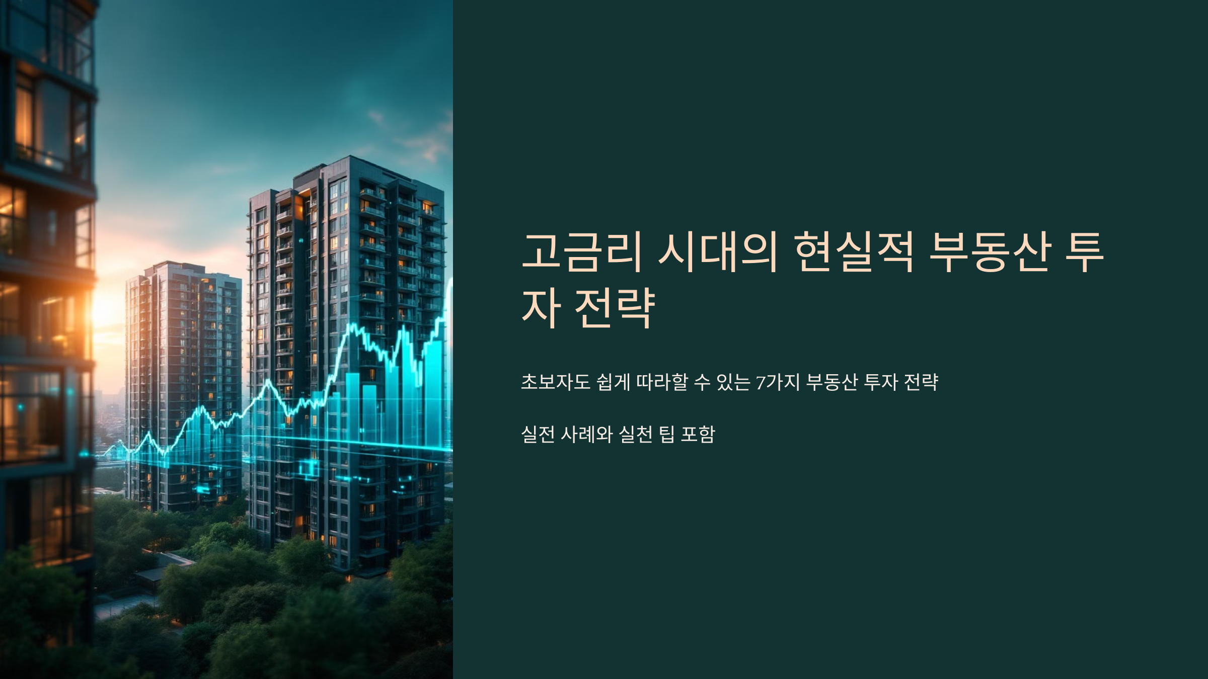 고금리 시대의 현실적 부동산 투자 전략