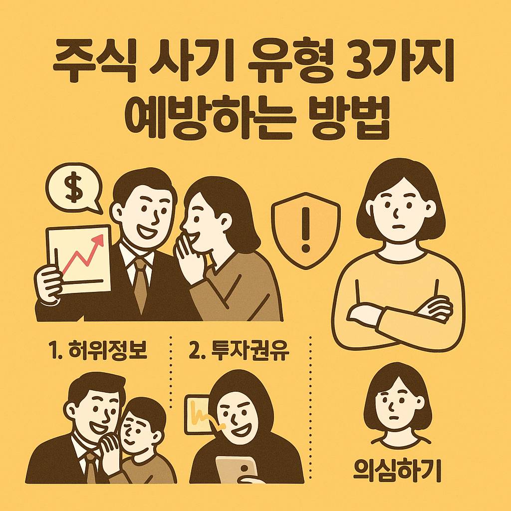 주식 사기 유형 3가지와 예방하는 방법