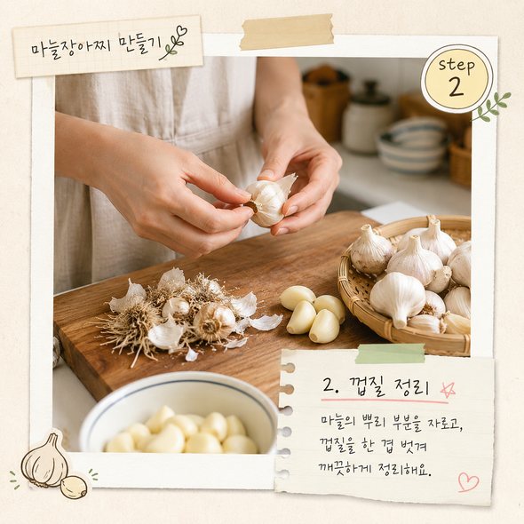 마늘장아찌 담그는 방법