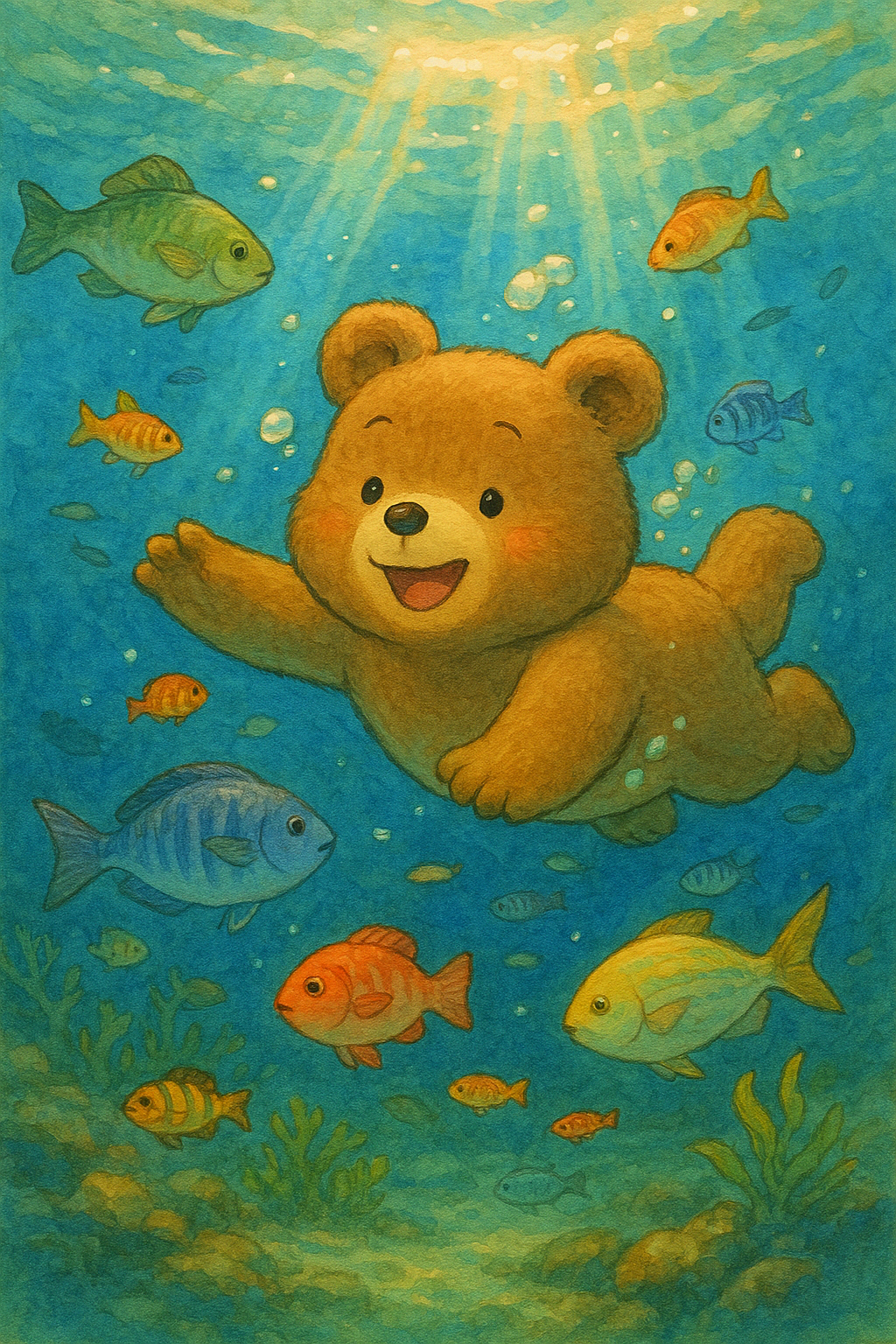 바다에서 수영하는 꿈