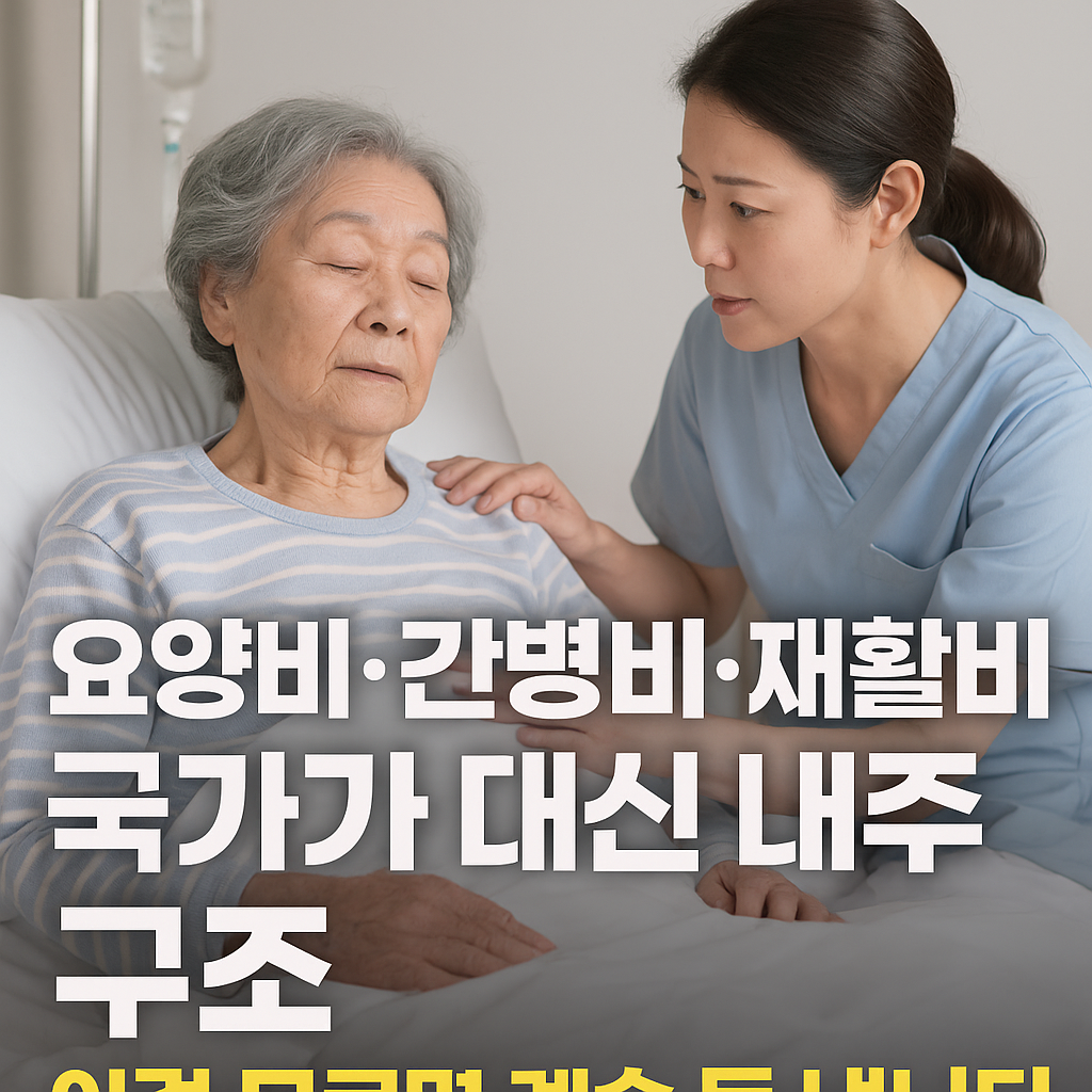 요양비·간병비·재활비 국가가 대신 내주는 구조