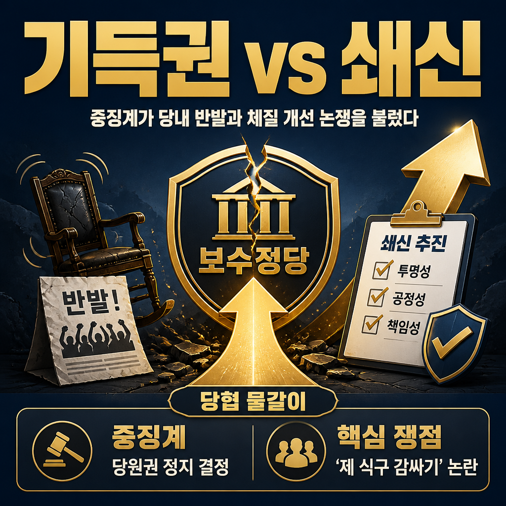 기득권 vs 쇄신