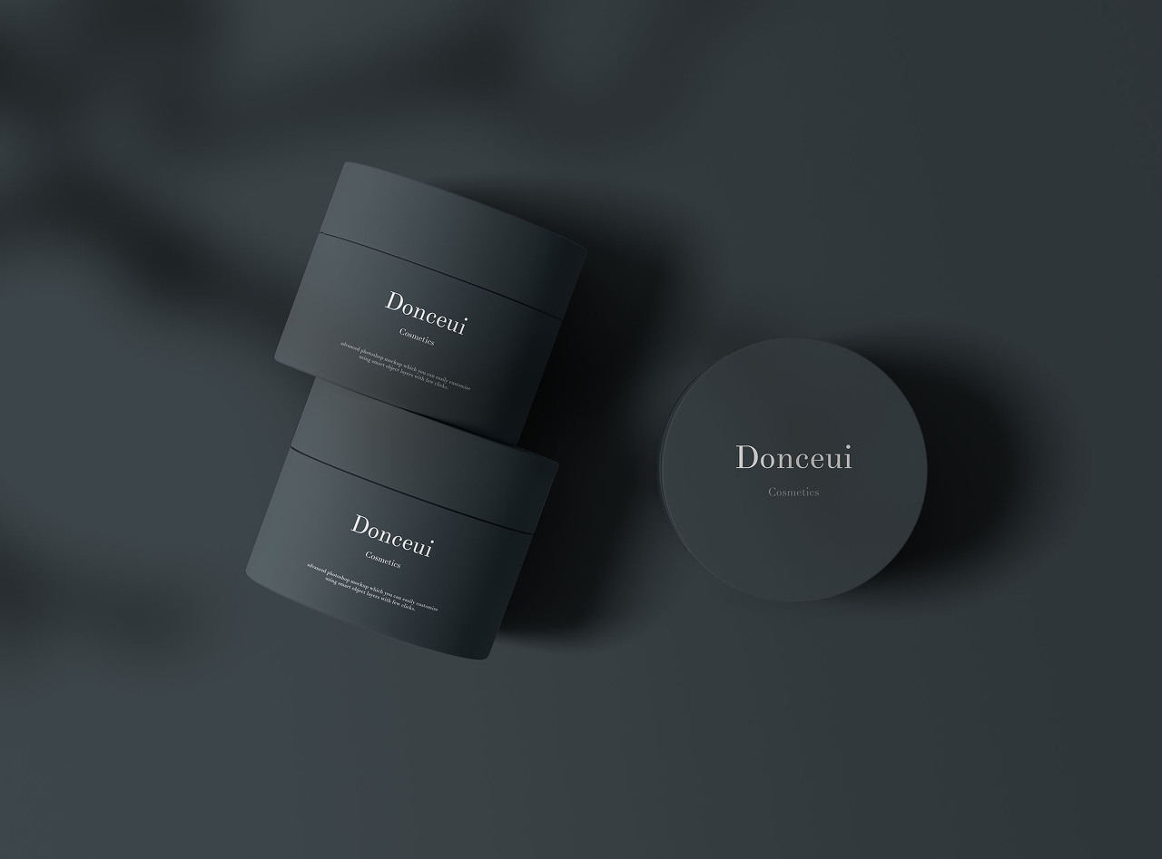 Cosmetic Jars Mockup(화장품 용기 목업)