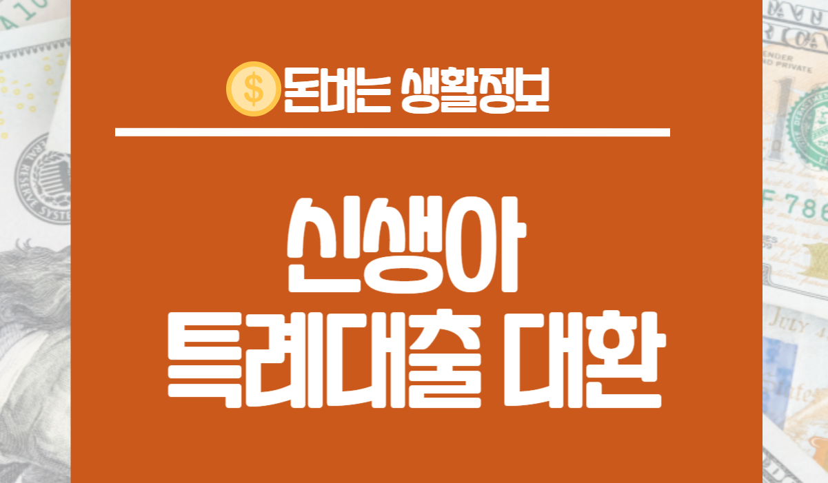 신생아 특례대출 대환