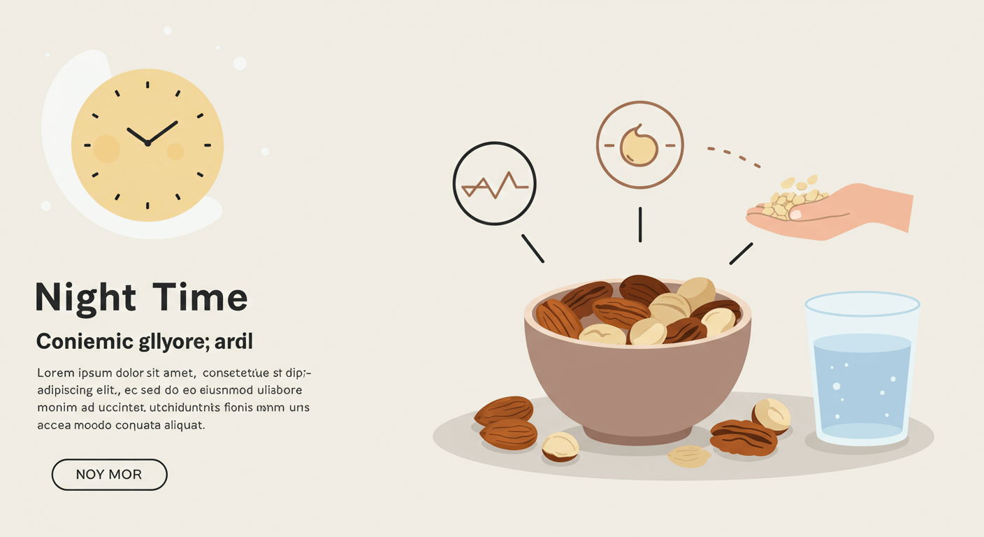 야식으로 적합한 저당 견과류