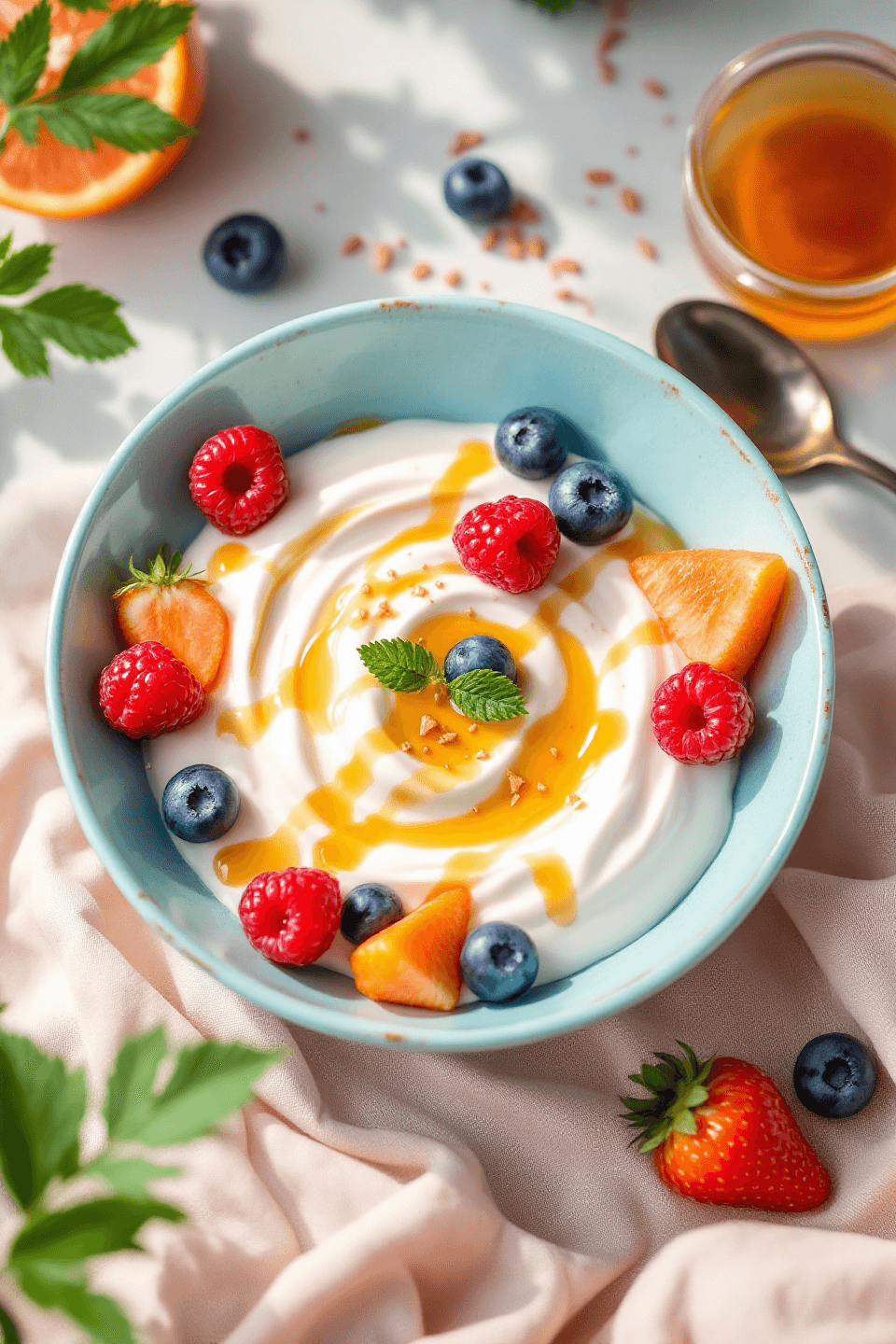 그릭요거트 사진입니다.