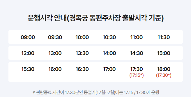 청와대 오시는 길 및 관람지도 보기