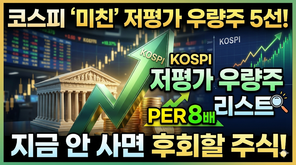 코스피 저평가 우량주