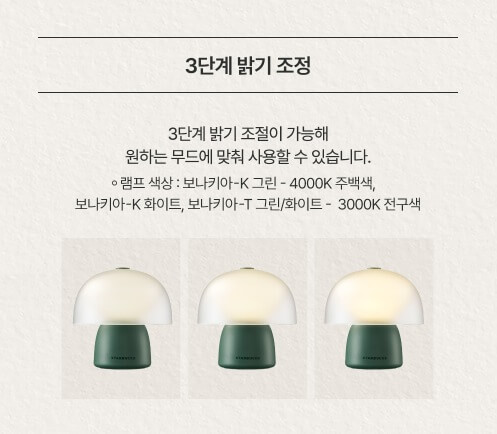 스타벅스 프리퀀시 이벤트 포터블 램프