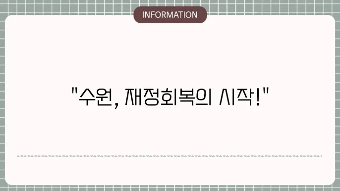 수원 개인회생 전문
