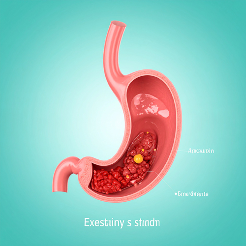 위액만 분비되는 상태를 의미합니다.