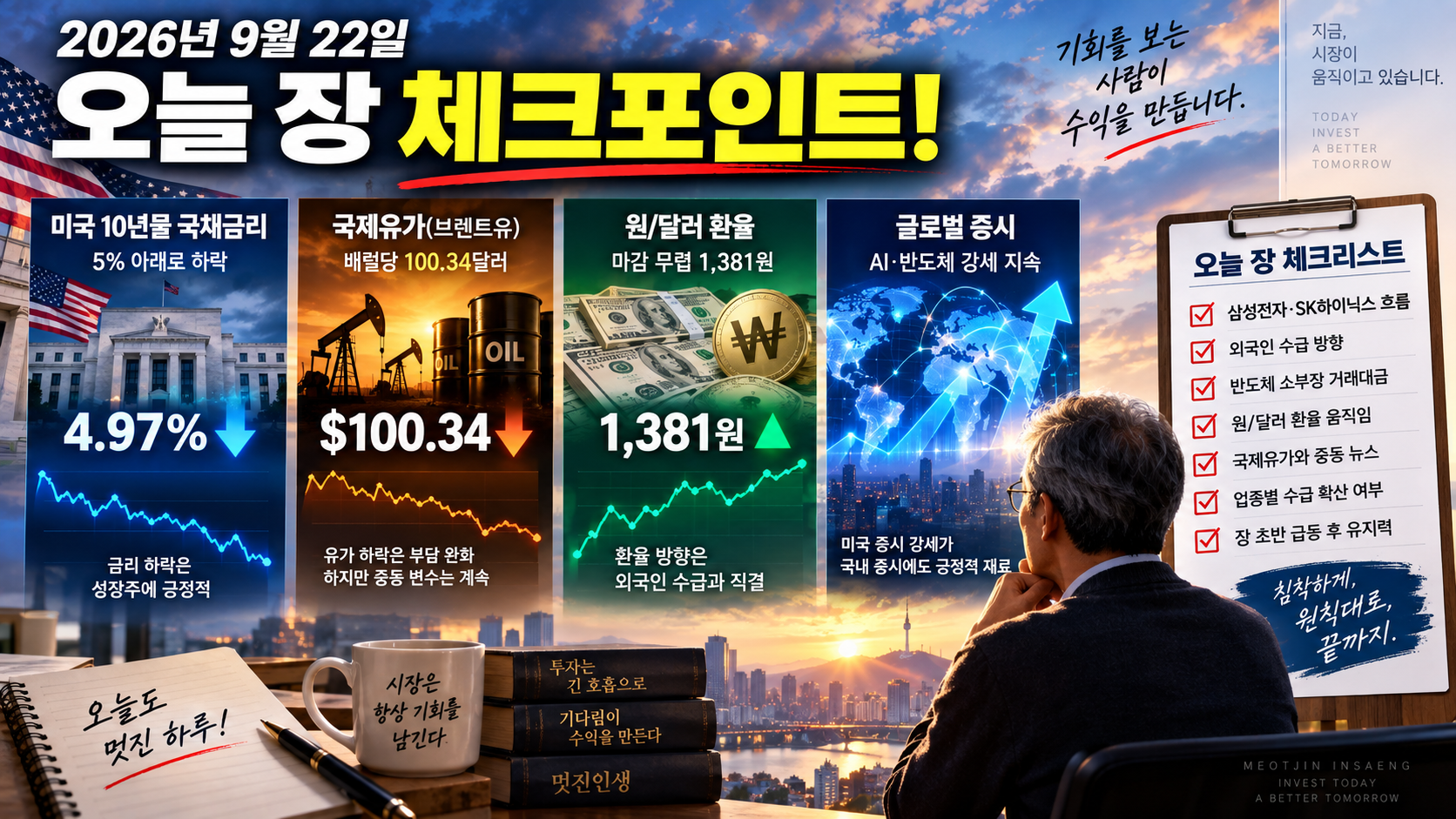 2026년 9월 22일 한국 증시에서 확인할 반도체 외국인수급 환율 금리 체크포인트