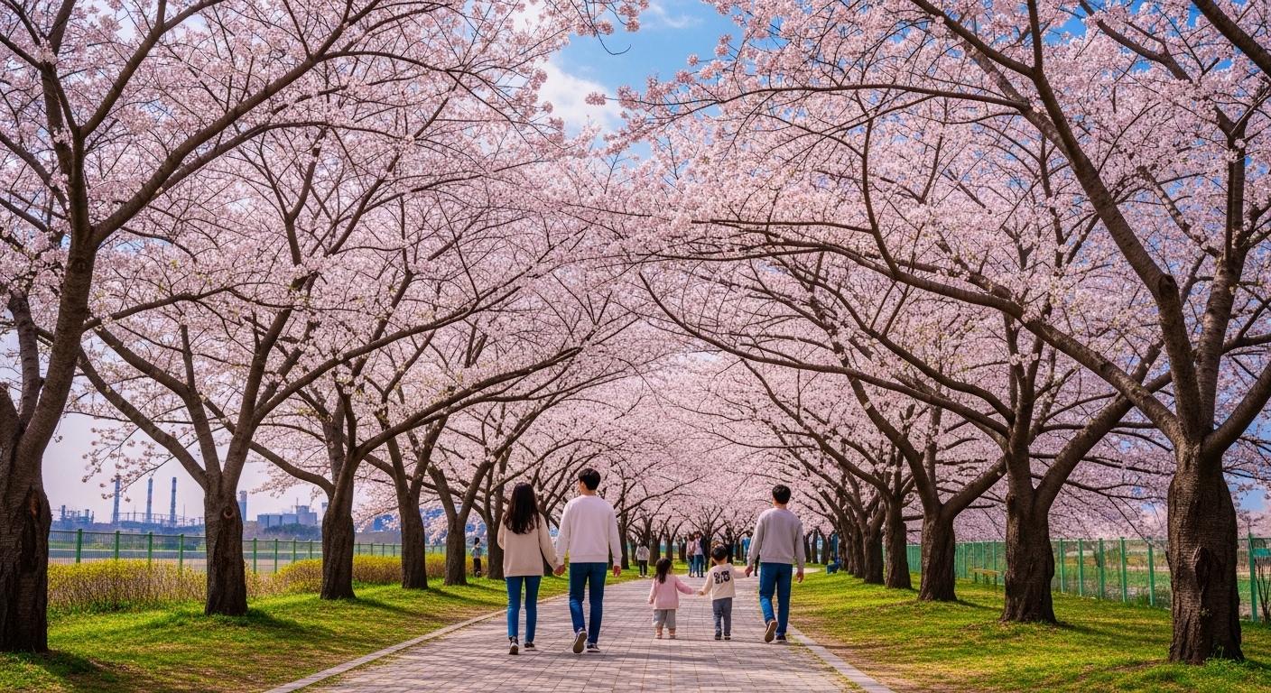SK인천석유화학벚꽃동산