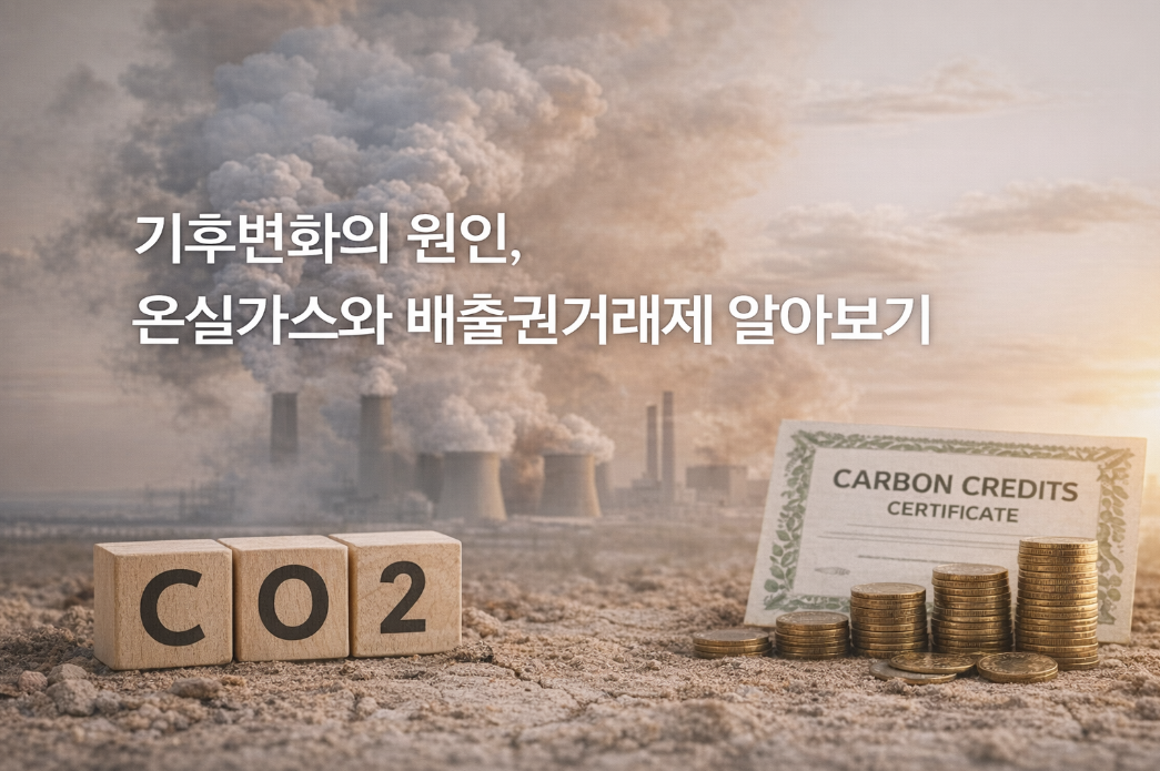 기후 변화의 원인, 온실가스&middot;배출권거래제 3분 완벽 정리