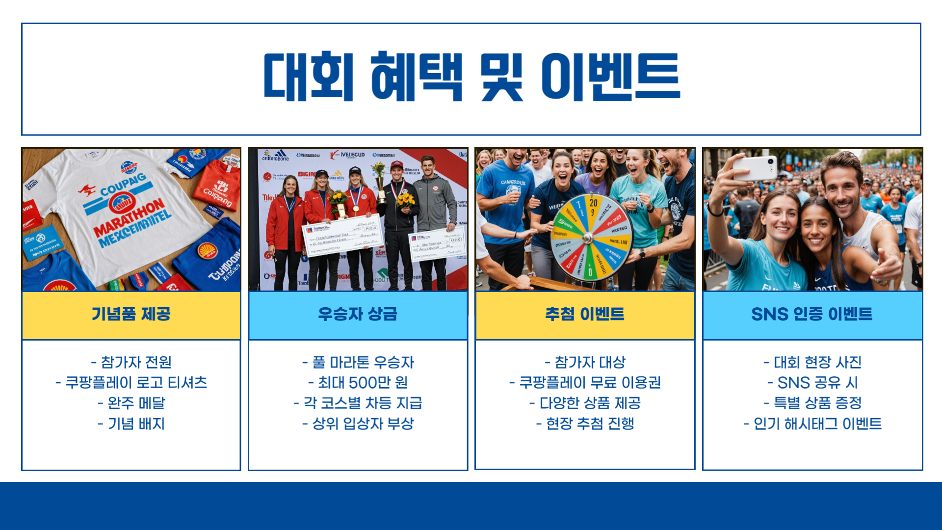 Run with 쿠팡플레이, 특별한 마라톤