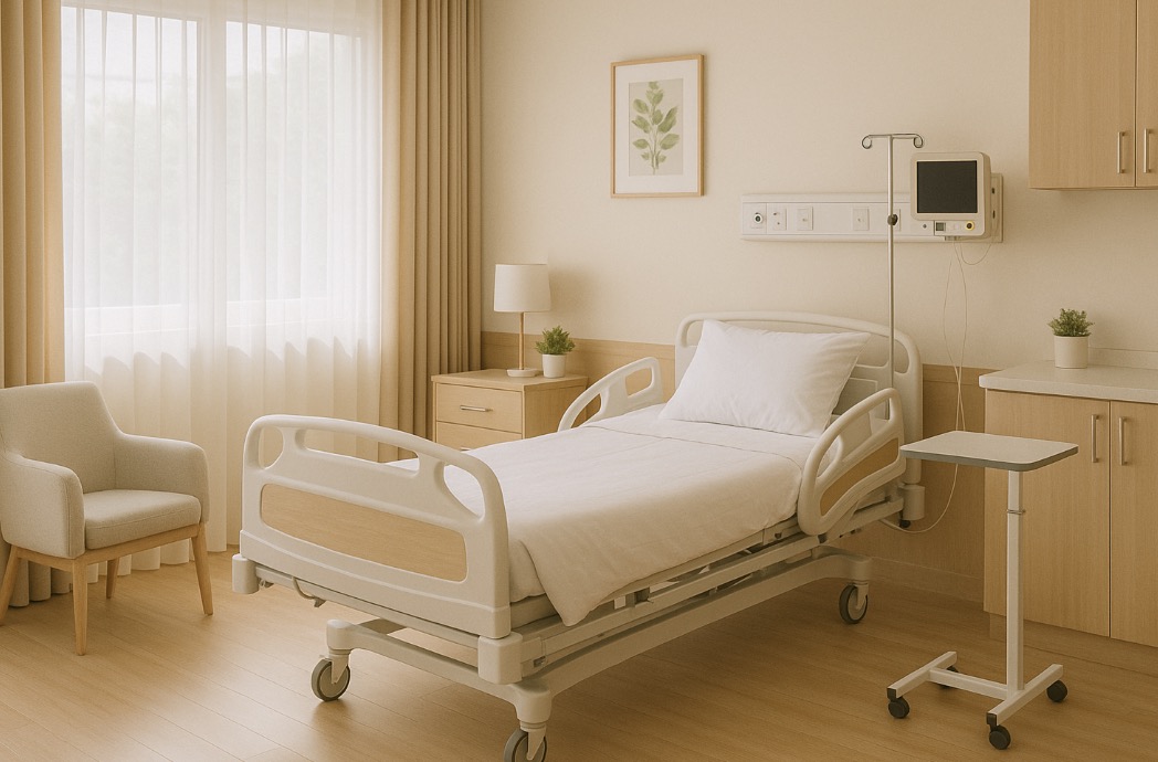 환자에게 신뢰감을 주는 공간 병실 사진