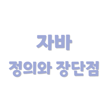 자바의 정의