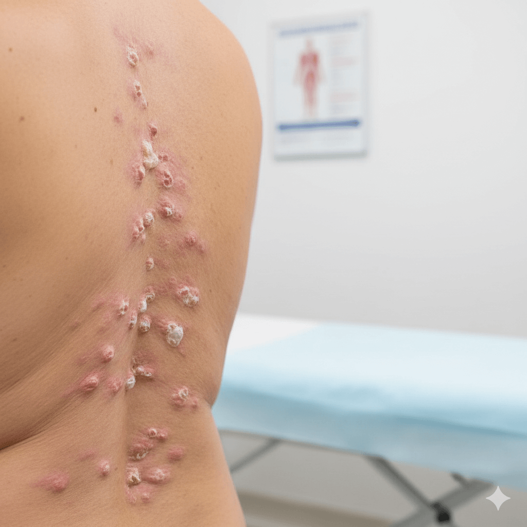 대상포진 증상 - 사진