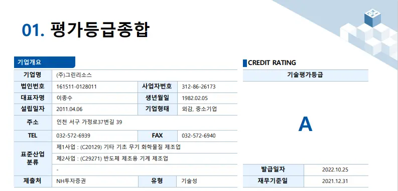 그린리소스 공모주