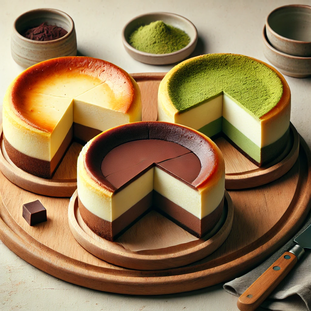 바스크 치즈 케이크 3종 관련 사진