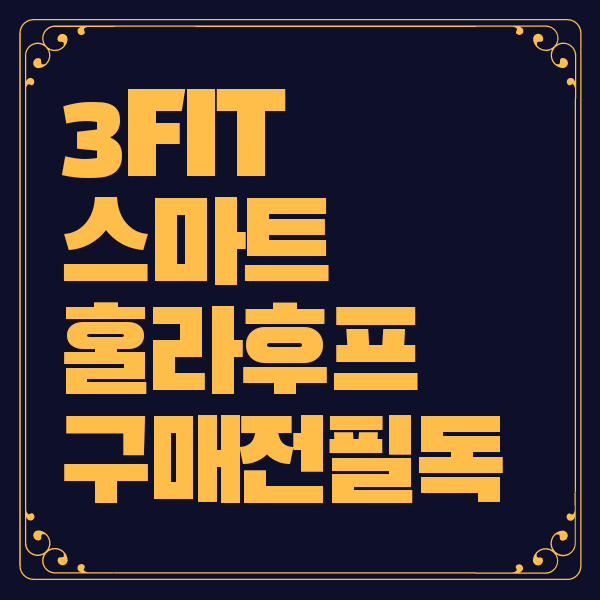 3FIT 스마트 훌라후프