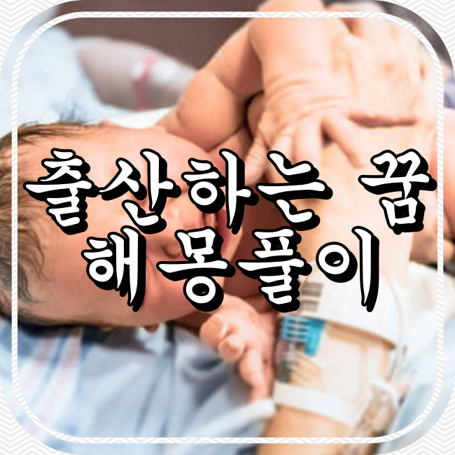 출산하는 꿈 해몽풀이