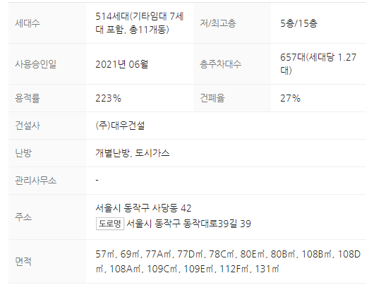 단지정보