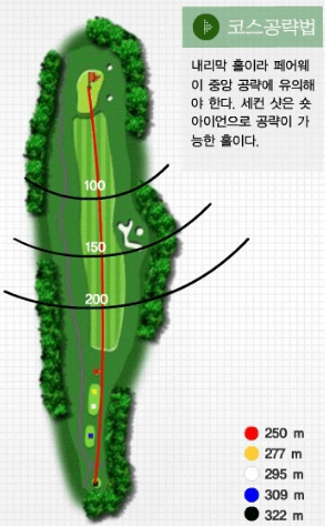 아리지 cc 달님 코스