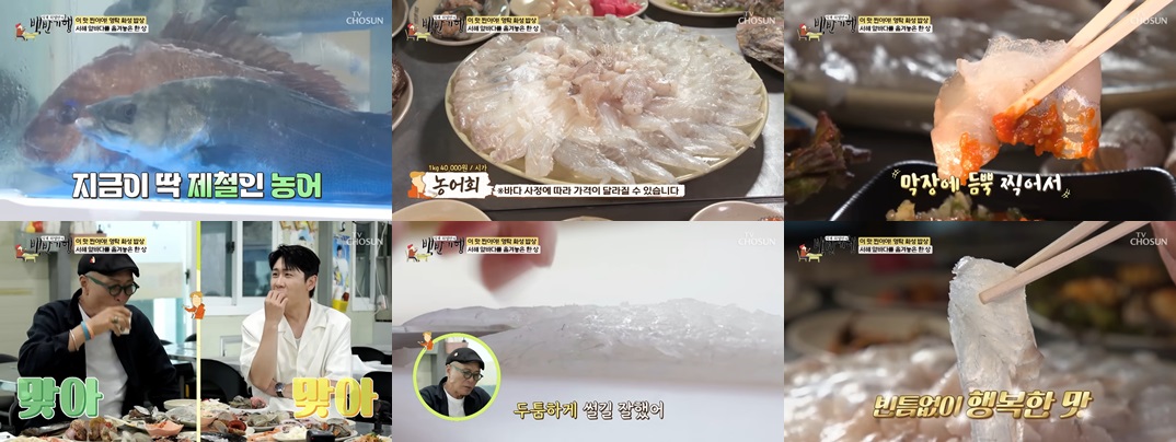 명성호 농어회