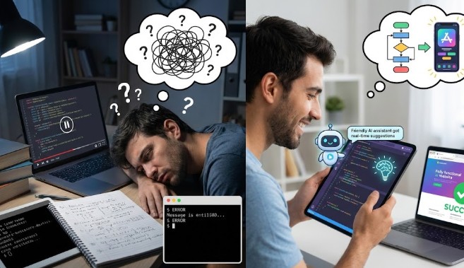 코드 이해도 관점에서 본 영상 강의와 바이브코딩 툴의 차이 및 매커니즘