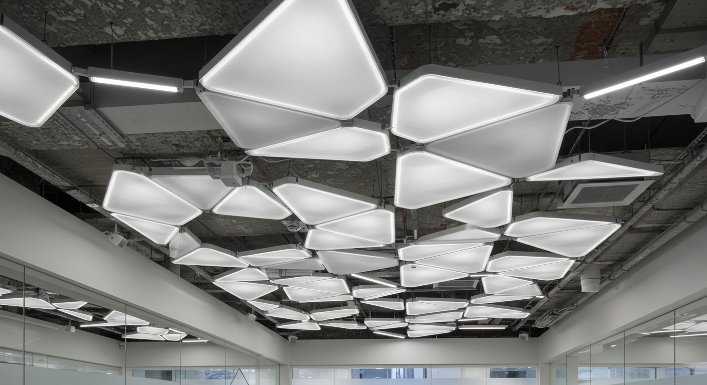 사무실 천장 인테리어