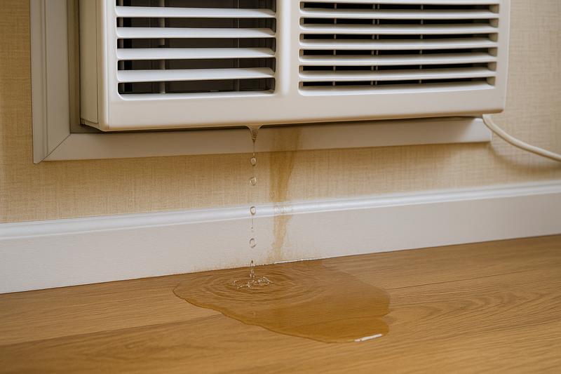 창문형 에어컨 물이 새는 진짜 이유