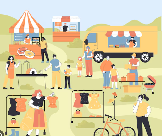 플리마켓 관련 사진