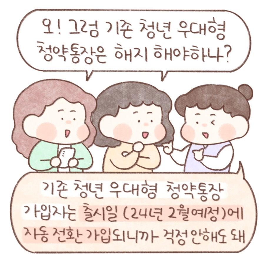 청년주택 드림 청약통장 기존 가입자
