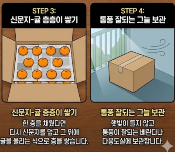 귤 보관방법