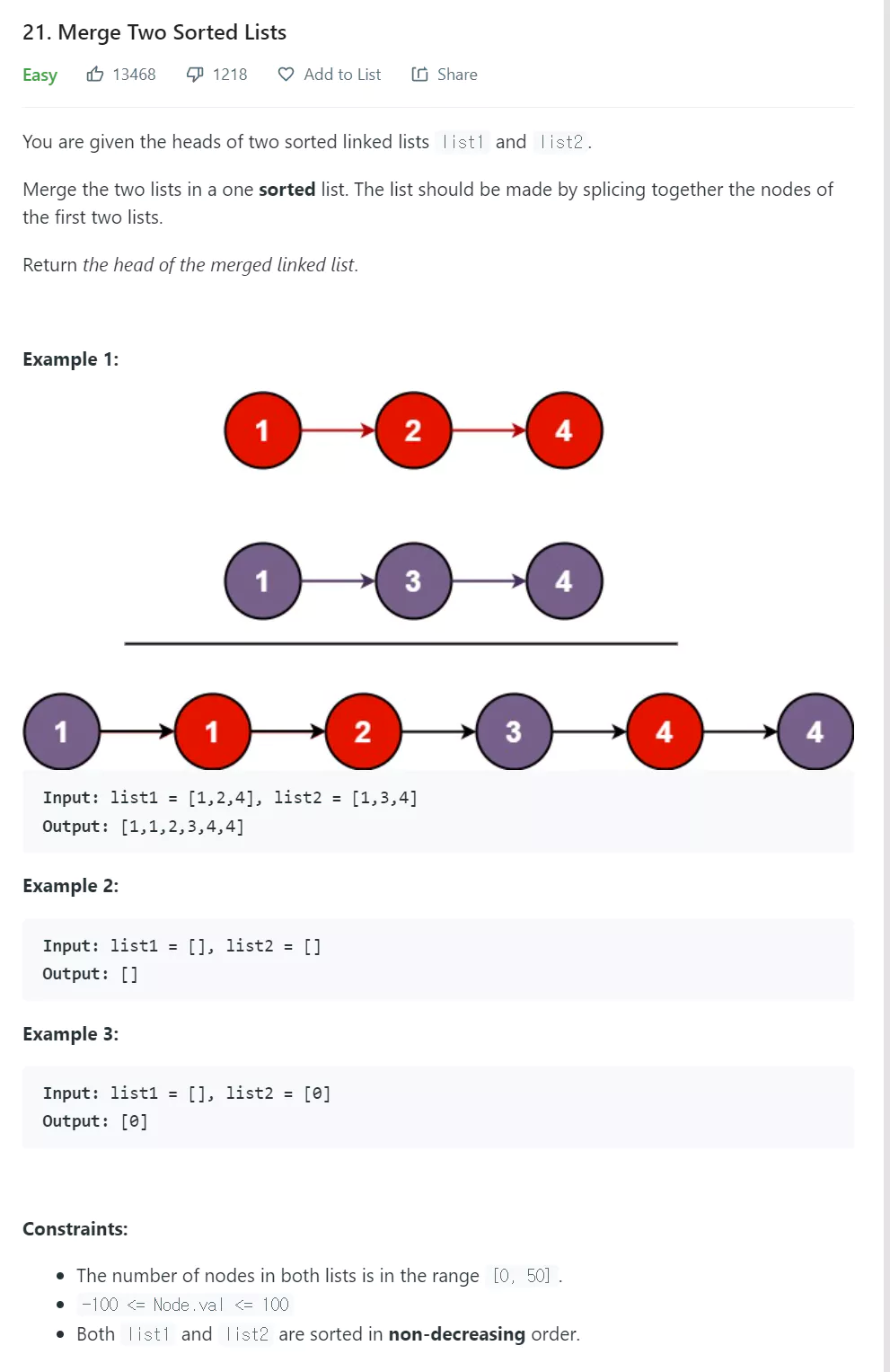 Merge-Two-Sorted-Lists-문제
